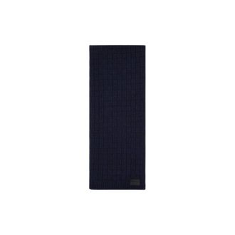 Roberto Cavalli Winter Scarves, male, Blue, Size: ONE SIZE Alpaca Blend Scarf with Branded Tag