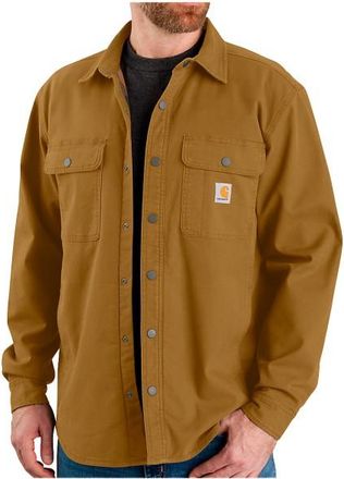 Carhartt Work in Progress Canvas Fleece-Lined Shirt Jacket Hemd f&uuml;r Herren | braun