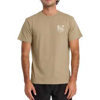 Quiksilver In the Wild Cotton Graphic T-Shirt in Seneca Rock at Nordstrom, Size Xx-Large