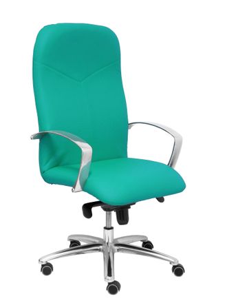 Piqueras y Crespo Sill&oacute;n Caudete Similpiel Turquesa