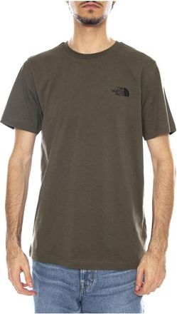 The North Face NSE Box Edge Of Light Infill T-shirt - Heren - Outdoor shirts - Groen - M - Katoen - Fitness