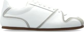 Moschino Leren Sneakers - Dames - Sneakers - Wit - 41 EU - Leer - Schoenen