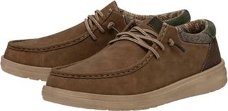 Hey Dude Mens Paul Lace-Up Loafer Shoes In Nut