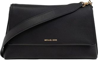 Michael Kors Borsa a spalla in pelle con battente - Nero