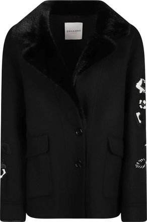 Ermanno Scervino Donna, Cappotti, Nero, M, new
