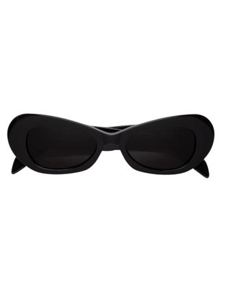 Retro Superfuture Izipho Black Sunglasses