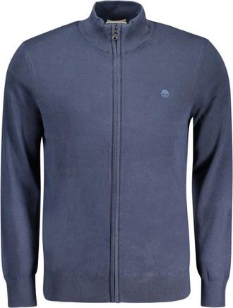 Timberland Blauwe Katoenen Trui - Heren - Vesten - Blauw - 2XL - Katoen - Truien & Vesten