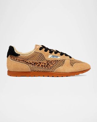 Autry Windspin Suede Low-Top Sneakers