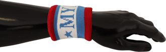 Dolce & Gabbana Multicolore Koning Van Mijn Leven Cashmere Polsband