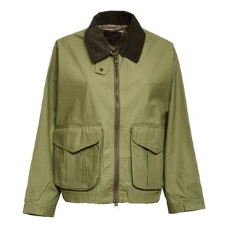 Filson Light Jackets, female, Green, Size: M Ranger Raincoat