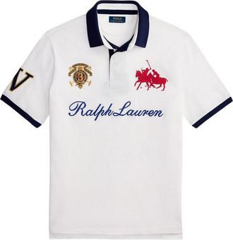 Polo Ralph Lauren White Polo Shirt In Cotton With Embroidery