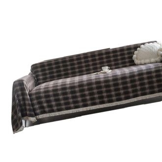 OEM Protectores De Sof&aacute; Con Elegante Estampado - 180x180cm Color Caf&eacute;