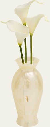 Cult Gaia Florence Acrylic Calla Lily Vase Clutch Bag