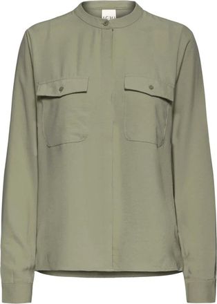 Ichi Mujer, Blusas y Camisas, Verde, Talla: XS