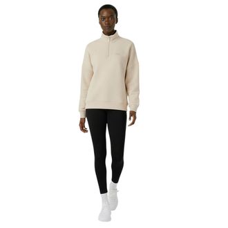 Usa Pro Dames/Dames Sweatshirt met Kwart Ritssluiting (Cr&egrave;me)