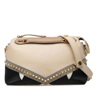 Fendi Pre-owned By the Way Schoudertas - Dames - Pre-owned - Beige - Maat: ONE Size Leer