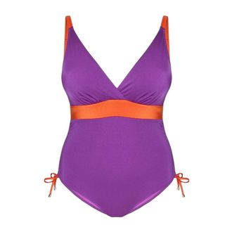 Fiorella Rubino Dames, Badkleding, Paars, Maat: XS Nylon