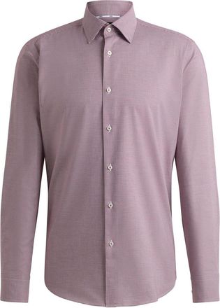 HUGO BOSS Heren H-Joe Regular Overhemd (Rood)