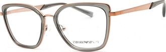 Emporio Armani EA1152 3361 Shiny Rose Gold/Transparent Grey 50mm