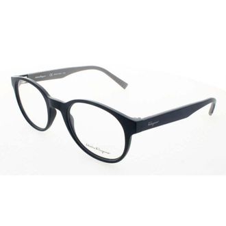 Ferragamo Ladies Blue Rectangular Eyeglass Frames SF287941451