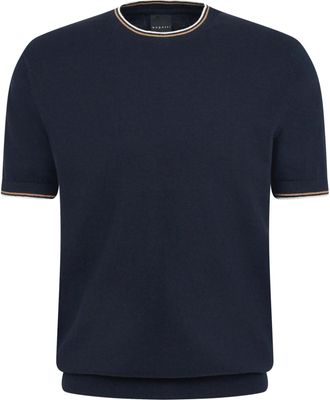 Bugatti Herren Gebreid overhemd korte mouw hoge kwaliteit