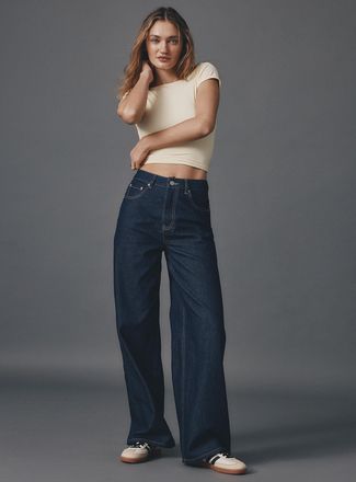 Twik Womens High-rise wide-leg jean RB fit