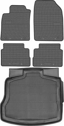 OEM Juego De Alfombrillas De Goma Para Coche Y Maletero Para Opel Vectra C Sed&aacute;n/hatchback (2002-2008)