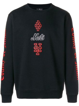 Marcelo Burlon NY Mets sweatshirt - men - Polyester/Cotton - S - Black