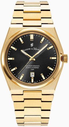 Jacques du Manoir Horizon Gents Black Dial Mens Watch JWG03504