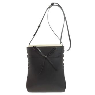 Loewe Pre-owned Bucket Bags, female, Black, Size: ONE SIZE Pre-owned Shoulder Bag
