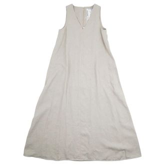 Max Mara Midi Dresses, female, Beige, Size: XS Simeone Linen Dress