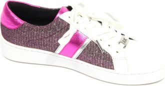 Michael Kors Glitter Chain Mesh Stripe Lace-Up Schoenen - Dames - Sneakers - Veelkleurig - 37 EU - Schoenen