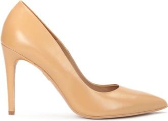 Kazar Dames lichtbruine pumps. Dit product valt groot uit. - Dames - Pumps - Bruin - 39 EU - Leer - Schoenen