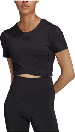 adidas (WMNS) adidas Solid Active Crop Top Asia Sizing Black HD8951