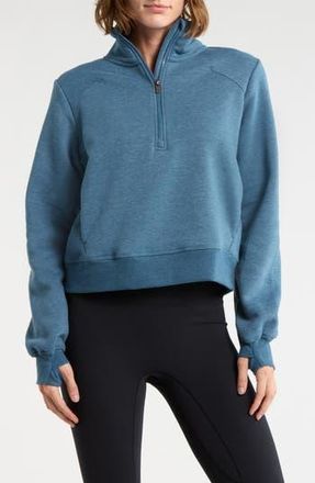 Marika Onyx Half Zip Pullover in Heather Midnight at Nordstrom Rack, Size X-Large