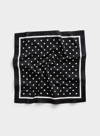 Le 31 Mens Polka-dot black tie scarf Imported from Seoul
