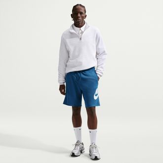 Nike Mens Club French Terry Alumni Shorts in Blue | FQ4950-476