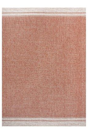 Jonathan Y Designs Alda Modern Minimalist Mingled Solid Indoor/Outdoor Area Rug in Salmon/cream at Nordstrom, Size 5Ft 0In X 8Ft 0In