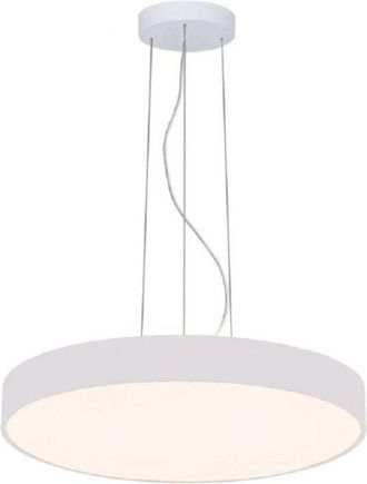 Trade Shop Trade Shop Traesio - Trade Shop - Cerchio 40 Cm Led 43 W Lampada Up Sospension 2 Light Temperatures - Blanco