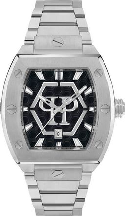 Philipp Plein The Hexagon Phantom Bracelet Watch, 44mm x 56.2mm in Stainless Steel at Nordstrom