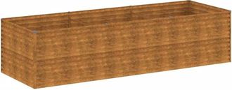 vidaXL Garden Raised Bed 290x100x69 cm Corten Steel vidaXL