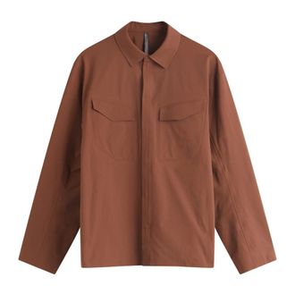 Arc'teryx Field LS Shirt - male - Arcteryx - Light Jackets - Brown - L - Jackets