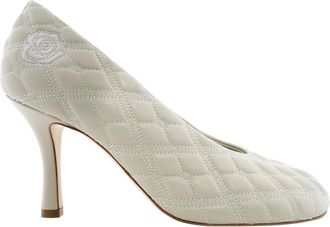 Burberry Baby Quilted Leather Pumps, Brand Size 36 ( US Size 6 )