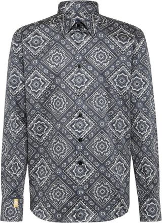 Billionaire Boys Club Milano Shirt - Heren - Casual Overhemden - Zwart - XS - Katoen - Overhemden