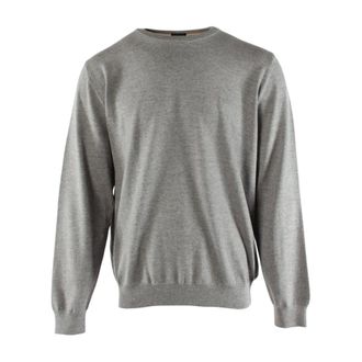HUGO BOSS Truien & Vesten, Heren, Grijs, S, Wol, Botto-L Knit