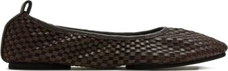 St.Agni Ballerine con design intrecciato - Marrone