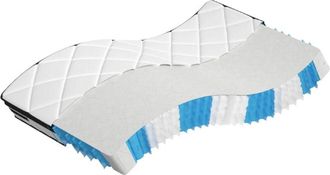 vidaXL Colch&oacute;n De Muelles Ensacados Firmeza Media Plus 70x200 Cm Vidaxl