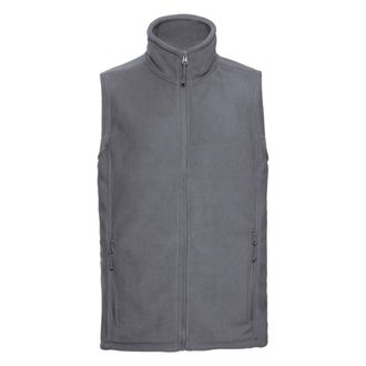 Russell Athletic Russell Heren Fleece Outdoor Gilet (Convoy Grijs Effen)