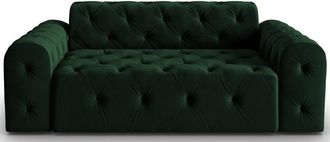 BLOOMINGLOFT 2-Sitzer Design Sofa Artemis Samtbezug