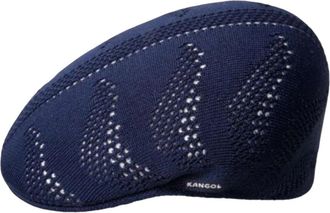 Kangol Anivent 504 Cap - unisex - Hoeden - Blauw - XL - Leer - Accessoires
